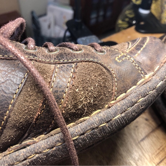 Born Shoes Womens 8.5 M Melissa Low top Sneaker Brown Leather Lace Up. - Picture 13 of 13